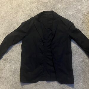 Black Cotton Jacket/Blazer